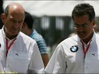 Петер Заубер (слева) и глава BMW Motorsport Марио Тайссен