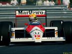 Айртон Сенна за рулём McLaren, 1992 год