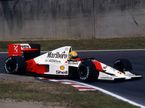 Айртон Сенна за рулём McLaren MP4/B на Гран При Японии, 1990 год, фото XPB