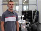 Сергей Сироткин на базе Sauber в Хинвиле