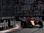Оскар Пиастри за рулём McLaren MCL38 на трассе в Майами, фото XPB