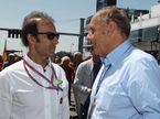 Ханс-Иоахим Штук (справа) и Эммануэле Пирро, бывший гонщик, ныне работающий в качестве стюарда FIA, фото XPB