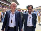 Руководитель Формулы 1 Стефано Доменикали и президент FIA Мохаммед бен Сулайем