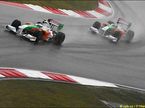 Гонщики Force India на трассе Гран При Китая