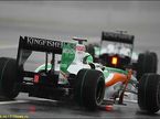 Гонщики Force India на трассе в Сузуке