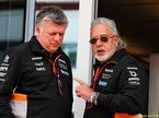 Отмар Сафнауэр и Виджей Малья, руководитель Force India