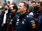 Тойохару Танабе, технический директор Honda F1, и Кристиан Хорнер, фото XPB