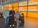 Жан Тодт на базе McLaren c Лукой Колаянни и Андреа Стеллой, фото из социальных сетей