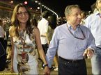 Президент FIA Жан Тодт с подругой, киноактрисой Мишель Йео