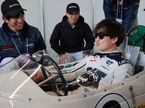 Юки Цунода за рулём исторической машины Brabham BT16 с двигателем Honda, фото из социальных сетей