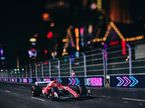 Шарль Леклер на трассе в Лас-Вегасе, фото пресс-службы Ferrari