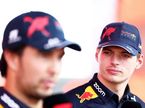 Макс Ферстаппен (справа) и Серхио Перес, фото Red Bull
