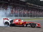 Себастьян Феттель за рулём Ferrari F2012 на Хунгароринге