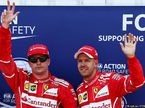 Кими Райкконен и Себастьян Феттель