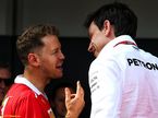 Себастьян Феттель и Тото Вольфф, руководитель Mercedes Motorsport