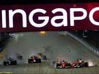Инцидент между пилотами Ferrari на старте Гран При Сингапура