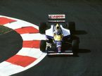 Найджел Мэнселл за рулём Williams FW14B на Гран При Франции 1992 года, фото XPB