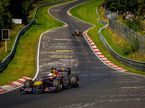 Себастьян Феттель и Дэвид Култхард на Северное петле Нюрбургринга, фото Red Bull