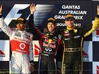 Подиум Гран При Австралии