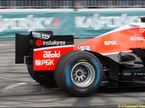Логотип InstaForex на заднем антикрыле Marussia, 2013 год