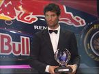 Марк Уэббер на церемонии награждения FIA в Дели