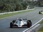 Алан Джонс за рулём Williams FW07/01 на трассе Гран При Голландии 1979 года