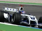 Хуан-Пабло Монтойя за рулём Williams FW26 на трассе Гран При Германии в Хоккенхайме
