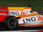 Логотип ING на корпусе Renault R29