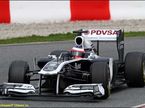Williams на мартовских тестах в Барселоне