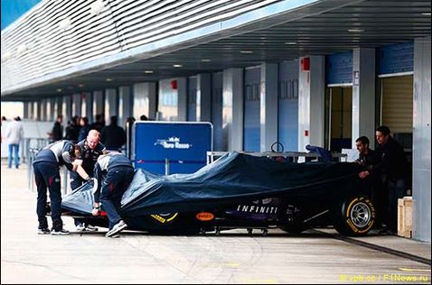 Тесты в Хересе в конце января 2014-го