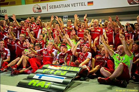 В Ferrari празднуют победу