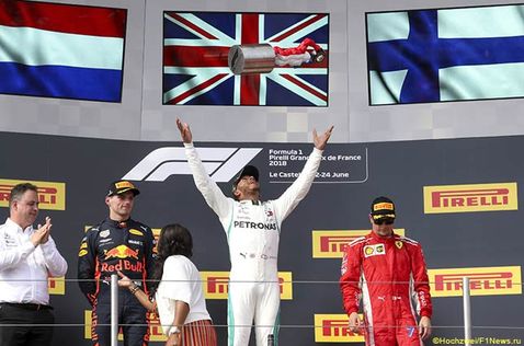 Подиум Гран При Франции