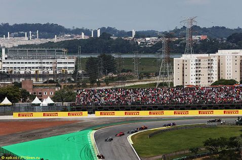 На трибунах Интерлагоса традиционный аншлаг, Гран При Бразилии 2019 года