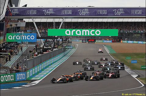 Старт Гран При Великобритании 2023