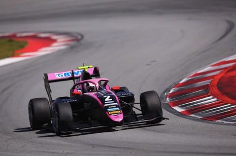 Габриэле Мини на тестах в Барселоне, фото Формулы 3