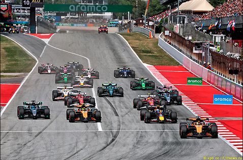 Старт Гран При Испании 2025