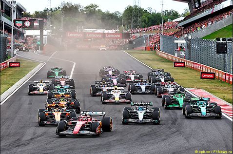 Старт Гран При Венгрии 2025