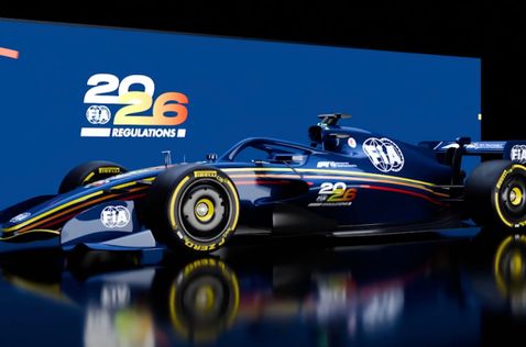 Примерно так будут выглядеть машины в 2026 году, иллюстрация FIA