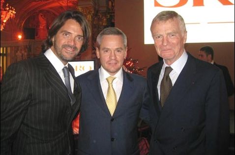 Стефан Ратель (FIA GT), Артур Трофимов («Евразия Сити»), Макс Мосли (президент FIA)