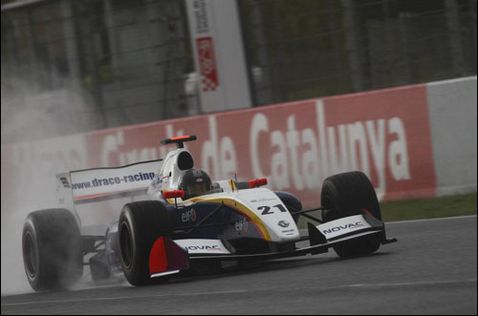 Нико Мюллер на тестах в Барселоне