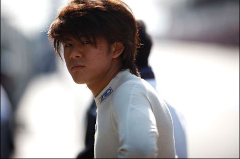 Котаро Сакураи на тестах GP3