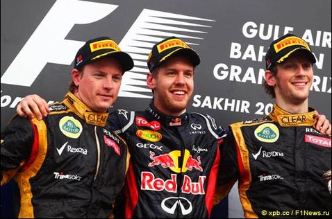 Подиум Гран При Бахрейна