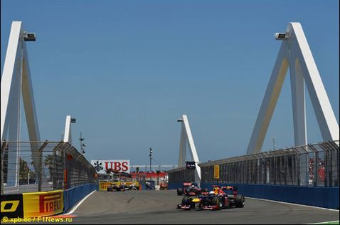 Себастьян Феттель на Гран При Европы'12