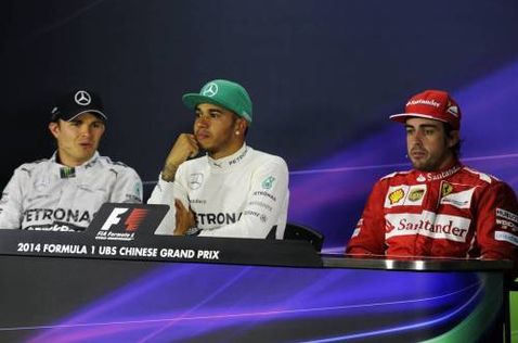 Гран При Китая. Пресс-конференция в воскресенье