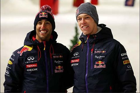 Даниэль Риккардо и Даниил Квят