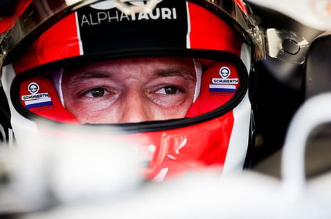 Даниил Квят на Гран При Великобритании, фото пресс-служба AlphaTauri/Getty Images