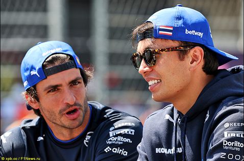 Карлос Сайнс и Алекс Элбон