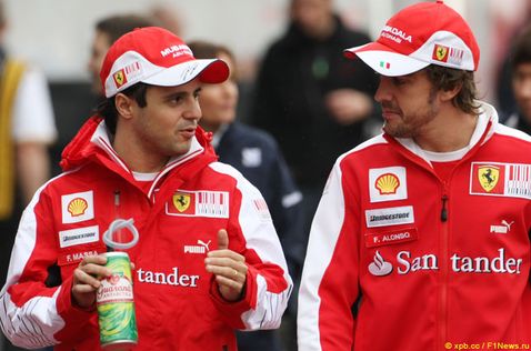 Фелипе Масса и Фернандо Алонсо, 2010 год