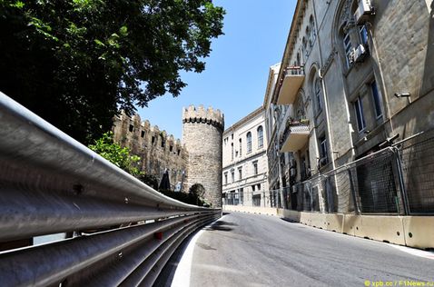 Трасса в Баку, 2021 год