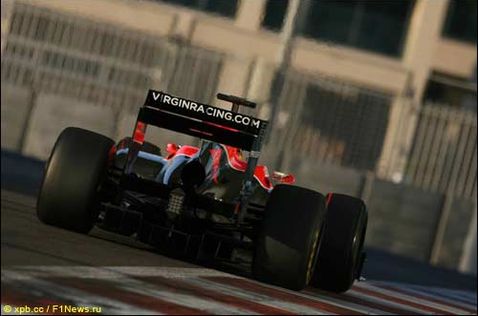 Тимо Глок на шинных тестах в Абу-Даби